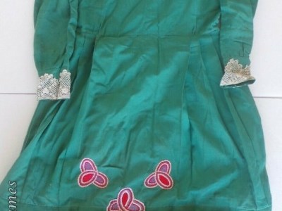 Handmade Stitched Children’s Irish Dancing Dress With Matching Cape, 1970’s&nbsp;?