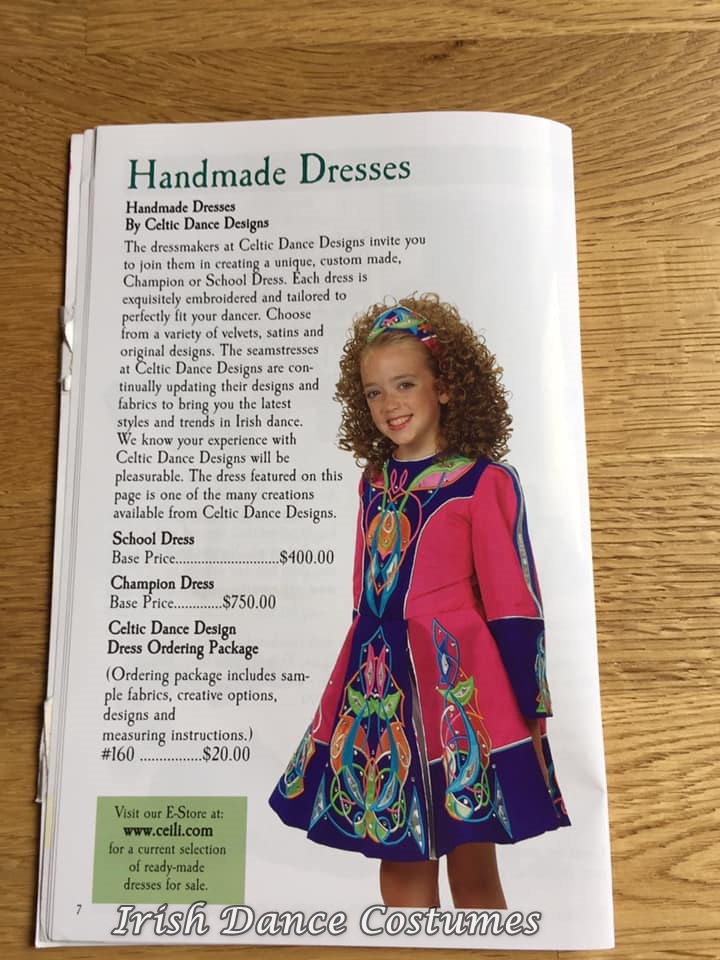 Celtic Dance Designs Dress 2001 | Irish Dance Costumes
